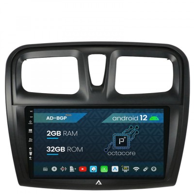 Navigatie Dacia Sandero, Logan, Android 12, P-Octacore 2GB RAM + 32GB ROM, 9 Inch - AD-BGP9002+AD-BGRKIT375 foto