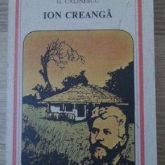 ION CREANGA-GEORGE CALINESCU
