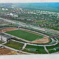 Stadionul 1 Mai din Pitesti - Carte Postala circulata anii 1960