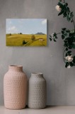 Tablou Canvas Coline aurii sub cer senin, artă murală de calitate, 39 x 26 cm, CMCLASS
