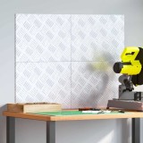 vidaXL Plăci &icirc;n carouri din aluminiu 4 pachete anti-alunecare 40x30 cm