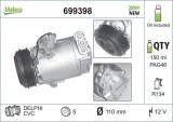 Compresor climatizare Opel Astra G, Corsa C Motor 1.0, 1.2, 1.2 16V, 1.2 16V, 1.2 16V, 1.2 16V, OE 1854119