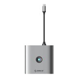 Adaptor Hub 8w1 Orico, HDMI 4K + 3x USB-A 3.0, USB-C, 100W PD + SD/TF
