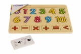 PUZZLE MOZAIC DIN LEMN-&Icirc;NVATAM SA NUMARA