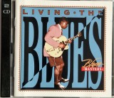Various &lrm;&ndash; Living The Blues - Blues Masters NM / NM dublu cd blues _ time Life, Germania, 1997