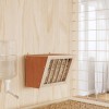 vidaXL Hranitor Fan Iepuri Lemn Brad 25x18.5x20.5cm, Suport Fan Cobai, Chinchilla, Montare Facila