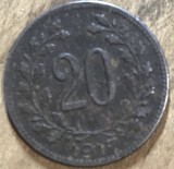 MNDSTR AUT201 - Austro-Ungaria - 20 heller 1917