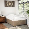 Cadru de pat fără saltea cappuccino 120x190cm piele artificială