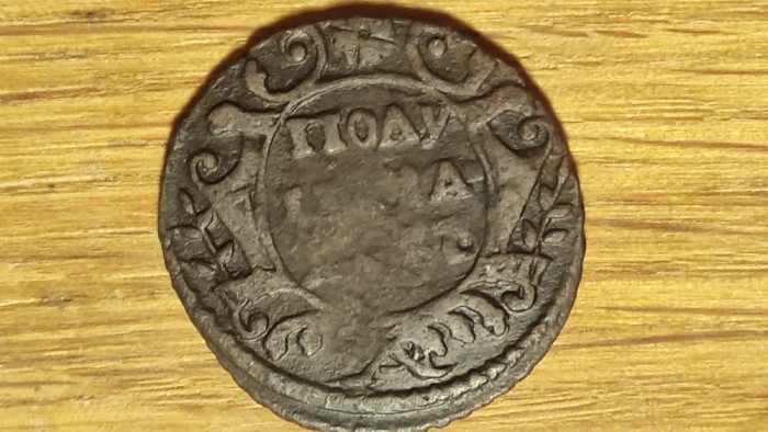 Rusia imperiu - moneda de colectie - raritate - 1 polushka 1737 - Anna Ivanovna
