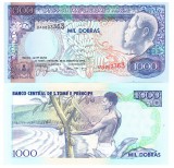 Sao Tome &amp; Principe 1000 Dobras 1983, P-64, UNC, Bancnota