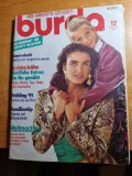 revista de moda BURDA - decembrie 1990