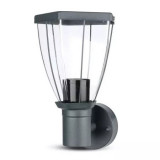 Lampa de gradina V-Tac, 40 W, IP44, E27, inox, 148 x 245 x 85 mm, Gri, Vtac