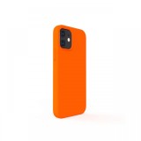 Husa iPhone 12 Mini Lemontti Liquid Silicon Orange