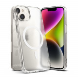 Husa Ringke Fusion Magnetic MagSafe pentru Apple iPhone 14 Plus/15 Plus Mat Transparent