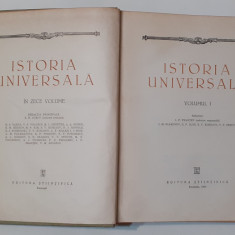 Istoria Universala In 10 Volume - Volumul 1 (Vezi Descrierea) RARA