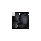 Set huse scaun auto lux negru Autohelix MSA textil universale compatibile Airbag