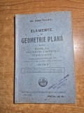 Manual - elemente de geometrie plana - clasa a 2-a secundara - din anul 1929