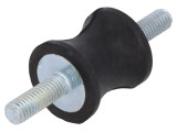 Atenuator de Vibrații M6 21mm Gumă 22mm