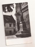 RF123 - Carte Postala - Brasov ( Orasul Stalin ) - Statuia lui Honterus, circulata 1958