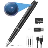Cumpara ieftin Pix Spion cu Camera Video si Microfon, Full HD 1080P, 30fps, Card MicroSD 16GB Inclus, Baterie 150 Minute, Inregistrare Audio-Video, USB Reincarcabil,