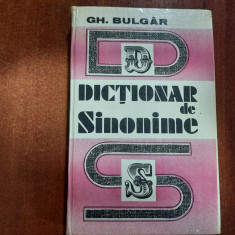 Dictionar de sinonime de Gh.Bulgar