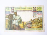 Cumpara ieftin Rară! Mali 500 Francs 1973,bancnota din imagini la cel mai mic preț