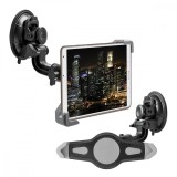 Suport auto universal pentru tableta 7-8&quot;, Kwmobile, Negru/Gri, Plastic, 23752.1