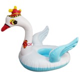 Colac Gonflabil Copii Lebada, 69x52 cm, Alb - Colac Inot Piscina/Plaja
