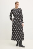 Answear Lab rochie culoarea negru, maxi, dreaptă