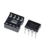 Circuit integrat timer NE555P + suport DIP-8 (NEA491)