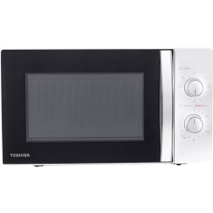Cuptor cu microunde Toshiba MW-MG20PWH, 20 l, 800 W, 6 nivele de putere, control mecanic, grill, functie decongelare, timer, alb