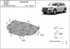 Scut metalic pentru cutia de viteze Audi Q7 2015-prezent foto