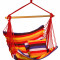 Hamac Brazilian tip Scaun Suspendat pentru Curte sau Gradina, cu 2 perne, 100x100cm, Multicolor