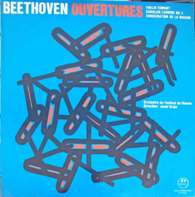 Disc vinil, LP. Ouverturen: Fidelio, Egmont, Coriolan, Leonore Nr. 3. Die Weihe Des Hauses-Beethoven, Wiener Fes foto