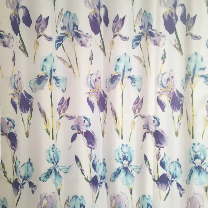 Perdea dus SWSC-993, model floral, 180 x 200 cm