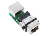 Conector RJ45 mamă, ecranat, IP67, Cat 5, 8p8c, negru