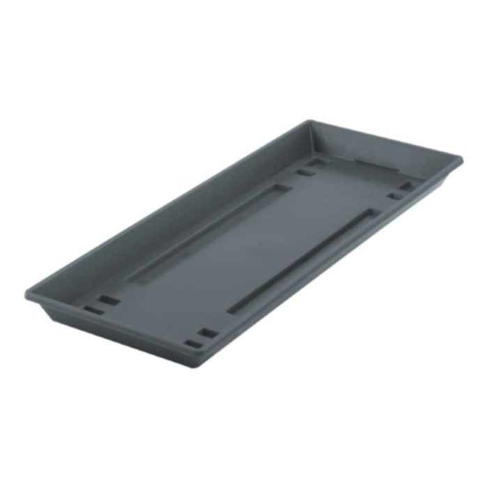 Suport Ghiveci Flori Antracit 50cm pentru Balcon și Terasă