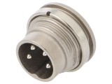 Conector M16 Soclu Tată 4 PIN 5A 300V IP40
