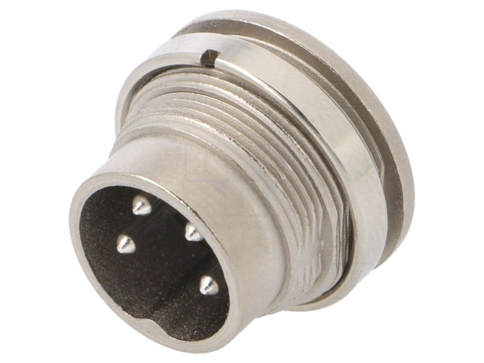 Conector M16 soclu tată 4 pini 5A