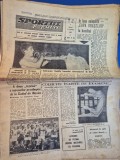 ziarul sportul popular 25 octombrie 1967 - motociclism ,rugbi,baschet,fotbal