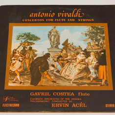 Vivaldi – Concertos For Flute And Strings - disc vinil vinyl dublu 2 x LP NOU
