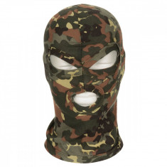 Cagula Subtire si Elastica, Bumbac, Adult Balaclava "3 gauri" BWCamo MFH 10901V