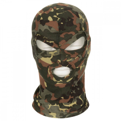 Cagula Subtire si Elastica, Bumbac, Adult Balaclava &amp;quot;3 gauri&amp;quot; BWCamo MFH 10901V foto