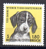 AUSTRIA 1966, Fauna - Caine, serie neuzata, MNH
