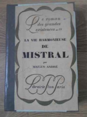 LA VIE HARMONIEUSE DE MISTRAL-MARIUS ANDRE-229255 foto