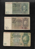 Set Bancnote Germania: 10, 20, 50 Marci Mark - Colectie Numismatica Germania