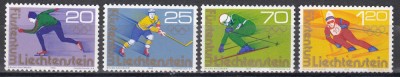 Liechtenstein 1975 - Jocurile Olimpice de iarnă - Innsbruck, MNH foto