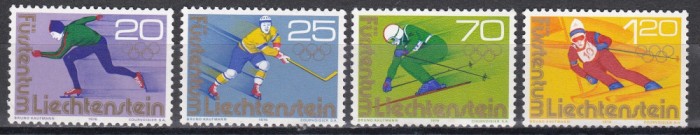 Liechtenstein 1975 - Jocurile Olimpice de iarnă - Innsbruck, MNH