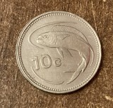 C50 - Moneda foarte veche - Malta - 10 centi - 1991