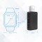 Adaptor wireless CarPlay &amp; Android Auto 2-in-1 ZYTEQ TY609, iOS 12+/Android 11+, auto connect, WiFi 5GHz, BT, Plug&amp;Play, vocal, compact, negru